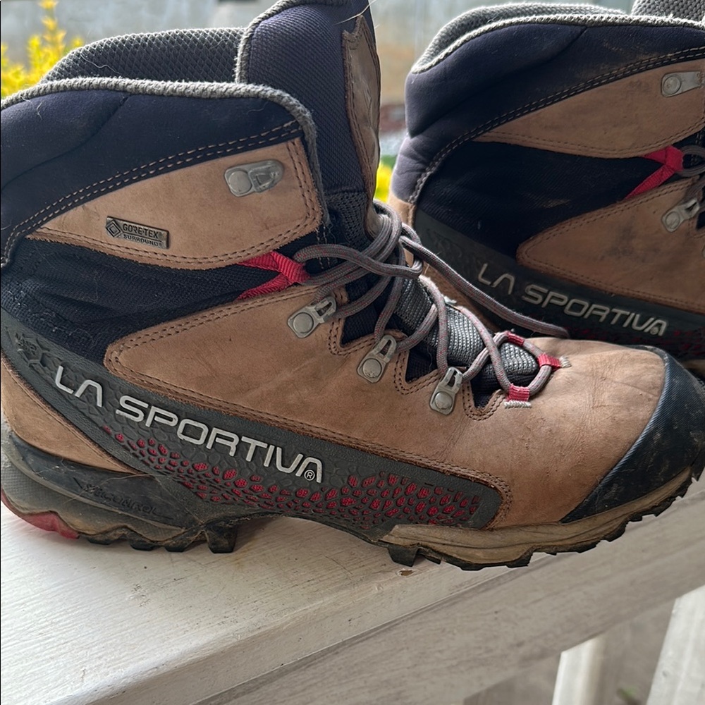 La Sportiva Tan and Black Hiking Boots